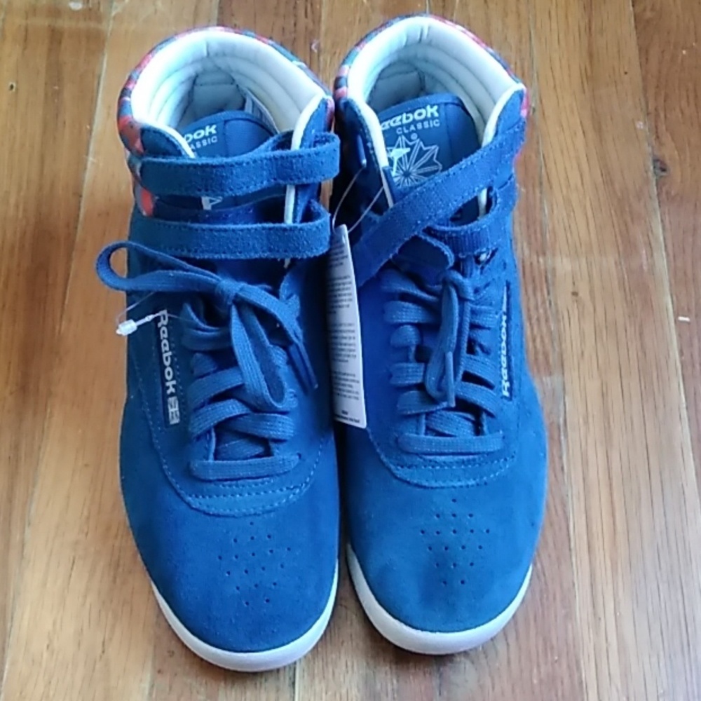 Classic Reebok hightop sneakers